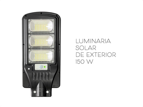 Belmotec Kit Luminarias Solares Sensor Con Soporte Fotocelula 150 W 1