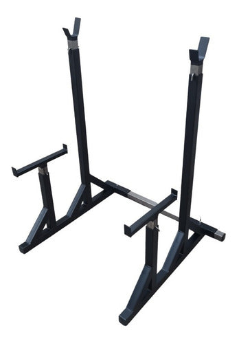 Rack Soporte De Barra Sentadillas Gym (170cm De Alto Max) 1