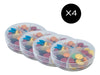 D+M Bazar X4 Round Pill Organizer with 6 Compartments 2