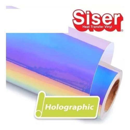 Holographic Rainbow Pearl Textile Heat Transfer Vinyl Siser 2