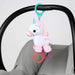 Bright Starts Sparkle & Shine Unicorn Plush Baby Rattle Teether Crib Toy 2