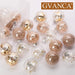 Gvanca 24 Christmas Balls Ornaments Shatterproof Gold 7cm 4