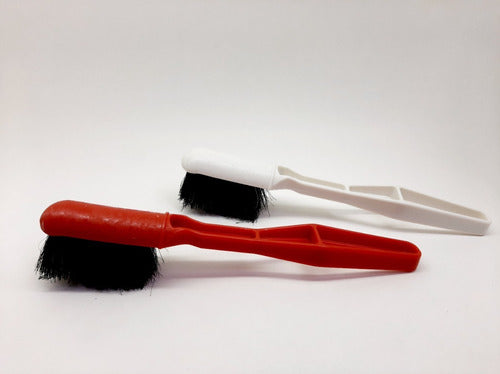 Horsehair Shoe Brush with Plastic Handle for Leather Shoes 0