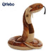 Peluche Aurora Cobra Realista Serpiente Juguete Febo 1