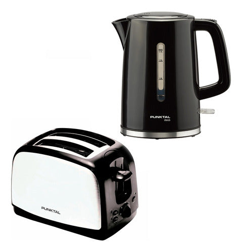 Punktal Electric Kettle + Stainless Steel Toaster Offer 0