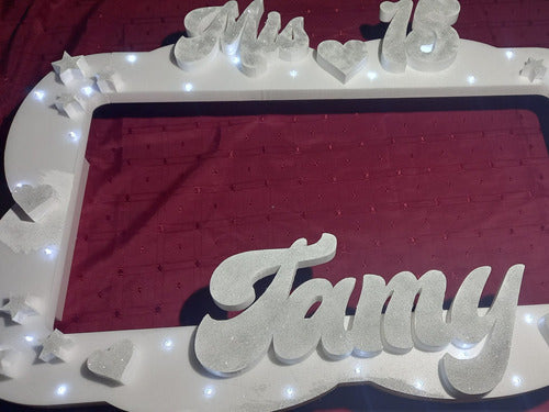 Selfie Frame / Picture Frame for Birthday Candy Bar Sweet 15 Party 4