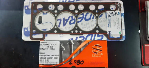 Kit Cylinder Head Bolts + Cylinder Head Gasket 9 19 12 Clio Trafic 3