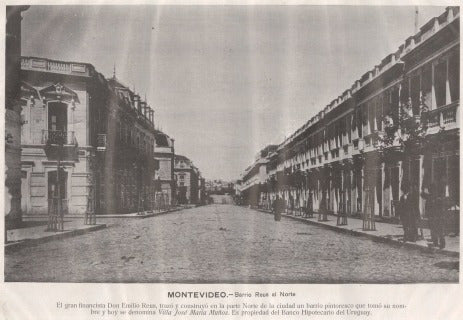 Montevideo Antiguo Barrio Reus Año 1900 - Lámina 45x30 Cm 1