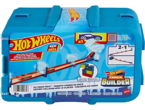 Hot Wheels Track Builder: Paquete De Choque De Hielo - Mosca 3