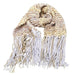 Asarina Combined Wool Scarf 0