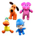 Plush Toy Pocoyo Characters: Pato, Elly, Lula, and Pocoyo 0