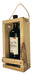 Estuche Porta Vino Vertical Madera Pino Colgar Soga 0