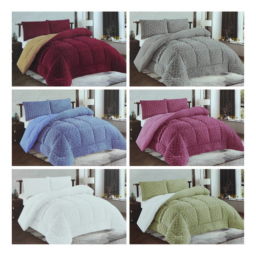 Kitel Blanco Ultra Heavy Lambswool Comforter Queen Size +2 Pillowcases Offer 7