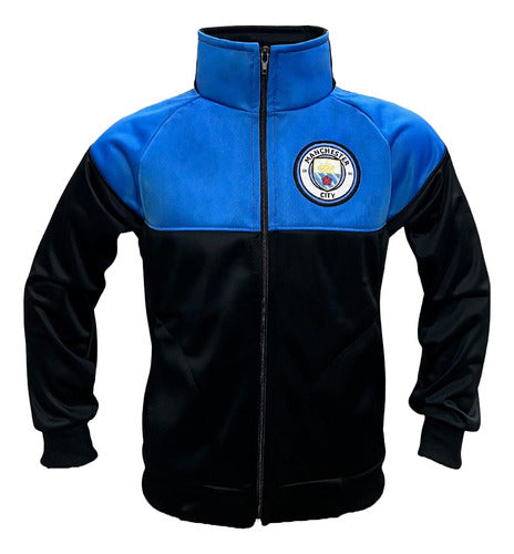 JesJos Sport Manchester City Kids Soccer Jacket 0