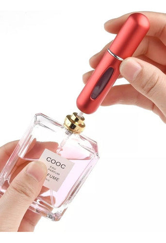 Mini Perfumero Portatil Recargable 5ml Ideal Viajes X6 2