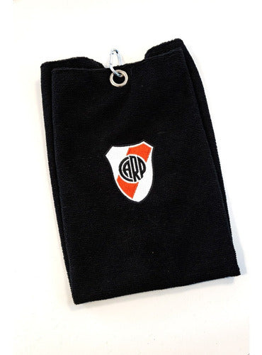 Golf Towel River Plate with Carabiner | The Golfer Shop 0