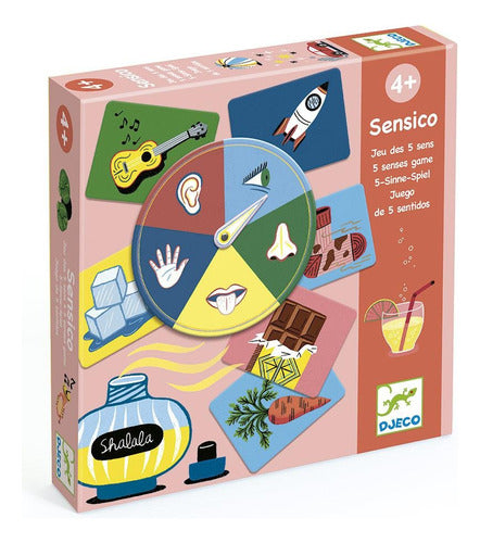 Djeco Sensico Sensory Game for Sight, Smell, Hearing, Taste, and Touch 0