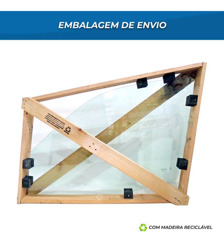 Vidro Porta Dianteira Direita Ford F-4000 1993 A 1997 4