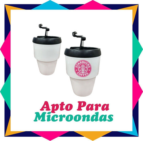 Polymer Taza Para Cafe Sublimables Polímero Tipo Jarro X10u Con Tapa 5