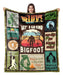 JISECOT Bigfoot Gifts for Men and Women, Fun Idea Blanket for Bigfoot Lovers 0