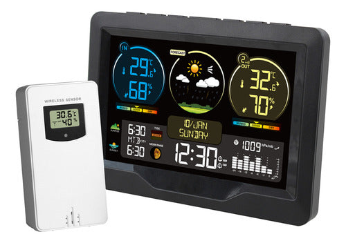 Relógio Meteorológico Relógio Interno Weather With Station 0