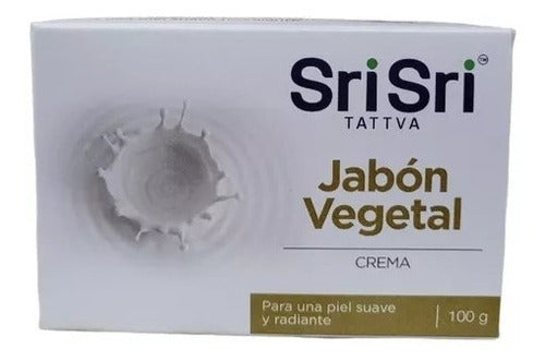 Sri Sri Tattva Jabón Vegetal Con Crema Sri Sri Piel Suave Y Radiante 100 Gr 0