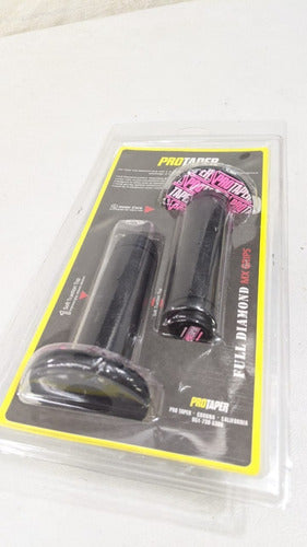 Pro Taper Black/Pink Premium Quality Hand Grips 1