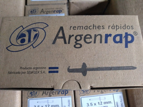 Aluminum Pop Rivet 6x10 Argenrap - 400 Units 5