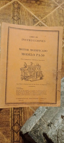 Catalogo Antiguo Original Motor International Pa50 0