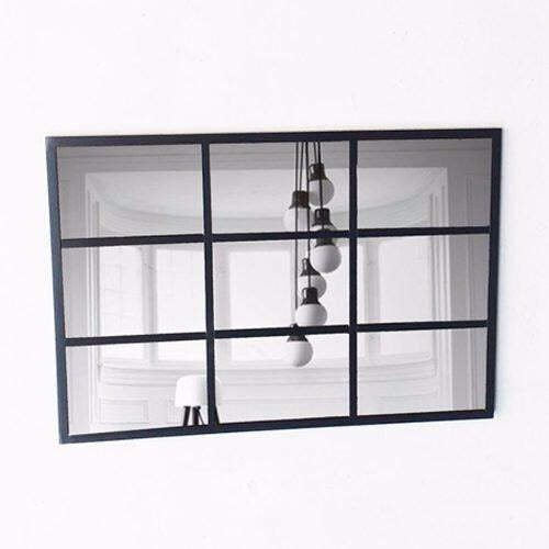 GEdeco Iron Frame and Glass Mirror 110x90cm 3