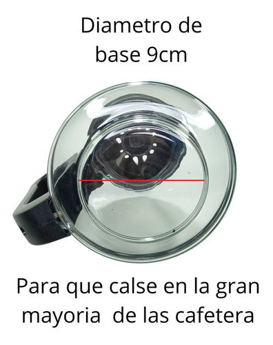 Vaso Jarra Cafetera Cónico Delongui Bco261b Compatible 4