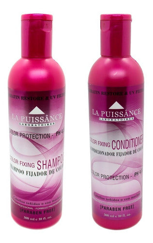 La Puissance Kit Color Shampoo + Acondicionador Pelo Teñido 0