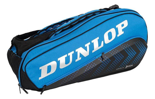 Dunlop Sports FX Performance 8-Racket Tennis Bag, Black/Blue 0