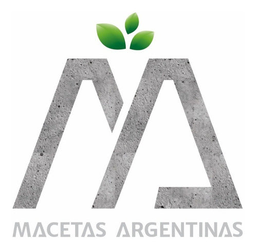 Macetas Argentinas Fibrocemento Piramidal 70x35x25 Tus Plantas + Felices 5