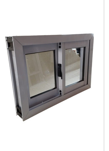 Sliding Aluminum Window 60x40 Without Mosquito Net 0