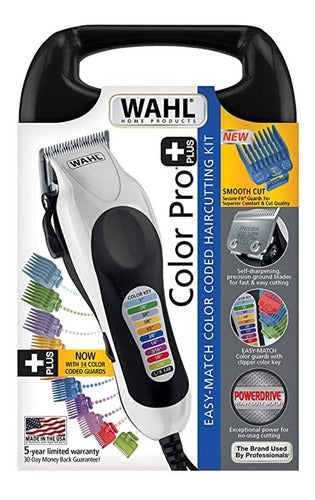 Professional Hair Clipper Wahl Color Pro Plus Kit 1