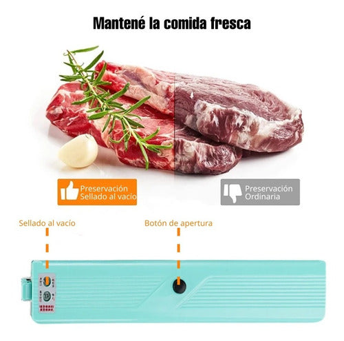 Selladora De Alimentos  Al Vacio Electrica Portatil Tcweb 3