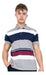 Men's Premium Imported Striped Cotton Polo Shirt in Special Sizes 29