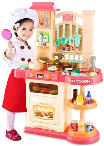 JollyJoy Cocina Lavavajilla De Juguete Con Agua Real 40 Accesorios 0