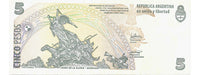 Bottero 3325 Billete De 5 Pesos Conv. 2010 2do Diseño - Mb+ 1