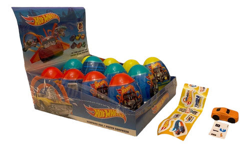 Brickell Candy 12 Surprise Eggs Hot Wheels - Original Licensed 2