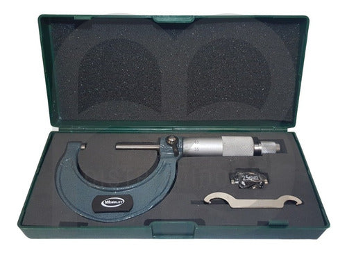 Wembley Micrometer Exterior 25 50 Mm 0.01 Professional Case 2