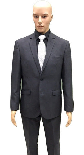 Florenzi Semi-Fitted Gray Suit 1