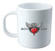 EXXE Plastic White Sublimated Customized Mug Bon Jovi 0