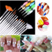 Nail Art Decoration Kit x20 Manicure Brush + Dotting Paint Drawing 1