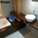 Piazza Round White Enameled Bathroom Basin 43cm 3
