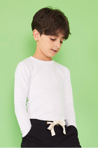 Godines-G3 Underwear Long Sleeve Thermal Shirt for Kids 4