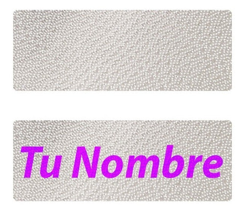 Escudos Aplique Blanco Para Personalizar Simil Bordado Recta 1