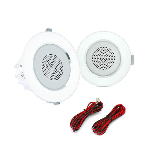 4rdquo Ceiling Wall Mount Speakers Pair Of 2 Way Full R 3