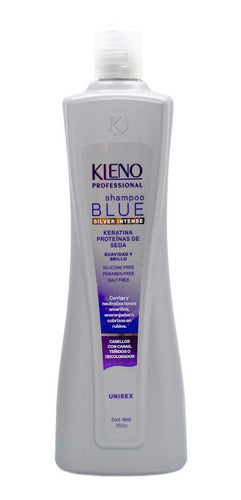 Kleno Blue Matizador Silver Shampoo + Mascara Teñidos Grande 1